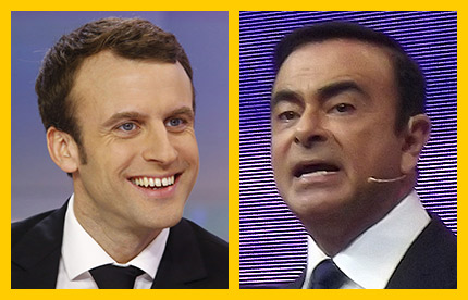 Carlos Ghosn - Emmanuel Macron