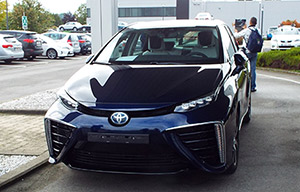 J'ai conduit la Mirai