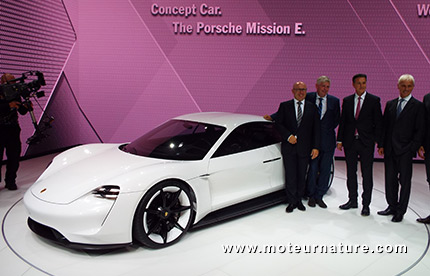 Porsche Mission E concept électrique