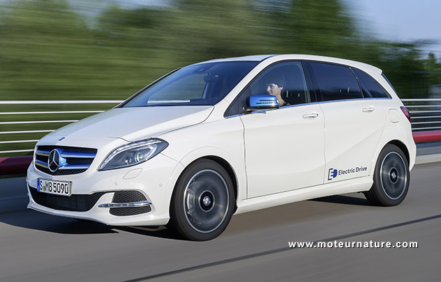 Mercedes classe B électrique, vers les 500 km d'autonomie