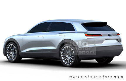 Audi Q6 e-tron, premières illustrations