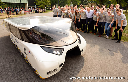 Stella Lux, voiture solaire de l'université d'Eindhoven