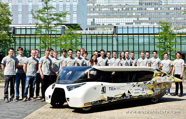Stella Lux, voiture solaire de l'université d'Eindhoven