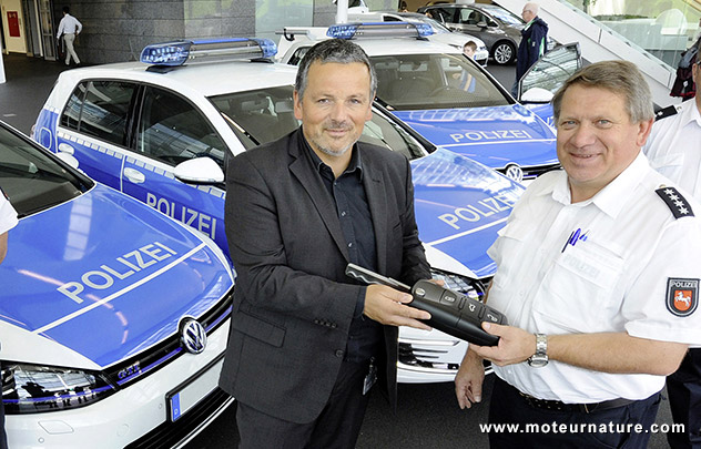 Volkswagen Golf GTE de la police allemande