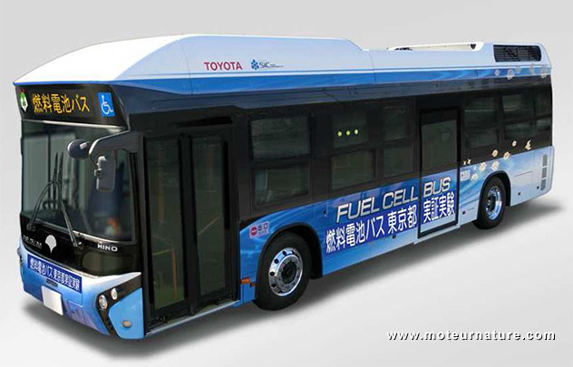 Nouvel essai d'autobus à hydrogène à Tokyo