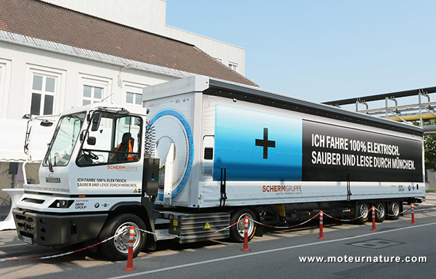 Camion électrique de 40 tonnes