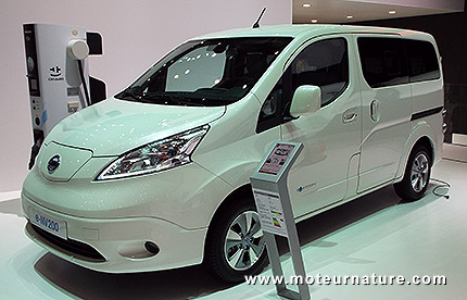 Le Nissan e-NV200 Evalia aussi en 7 places