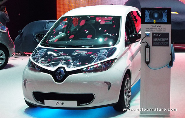240 km d'autonomie pour la Renault Zoé