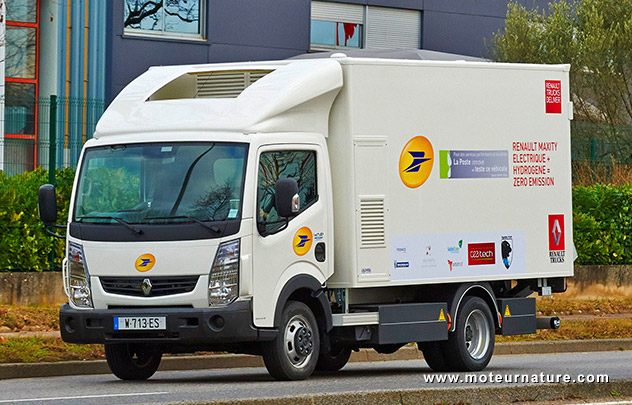 Un camion Renault électrique dopé à l'hydrogène