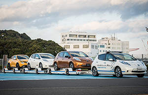 Remorquage sans chauffeur chez Nissan avec une Leaf