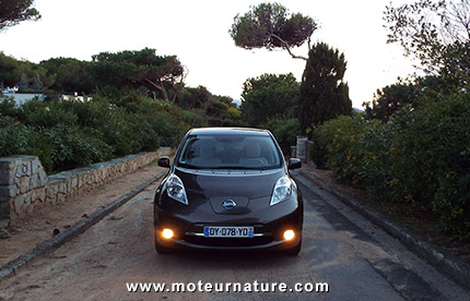 Nissan Leaf en Corse