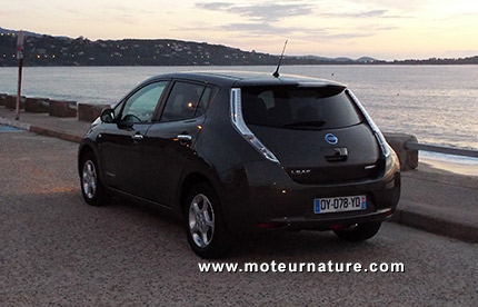 Nissan Leaf en Corse