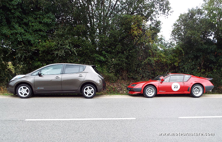 Nissan Leaf en Corse