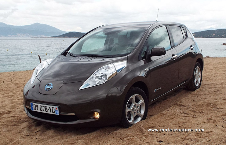 Nissan Leaf en Corse