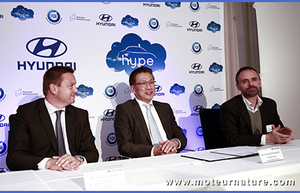 Hyundai avec L'air liquide et la STEP