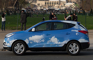Avec Hyundai, Paris leader mondial du taxi à hydrogène