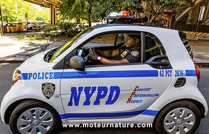 Smart Fortwo de la NYPD