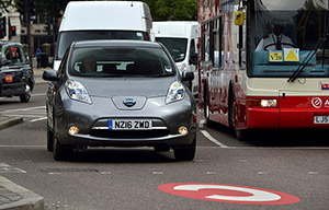 20 Nissan Leaf uberisées à Londres