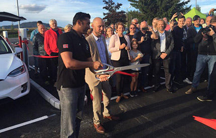 Station de recharge Tesla de Nebbenes