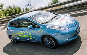 Un Leaf avec une batterie de 48 kWh