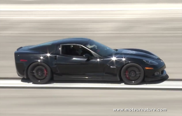 Vidéo : une Corvette électrifiée atteint les 330 km/h