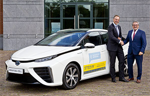 La Toyota Mirai en autopartage chez Stedin