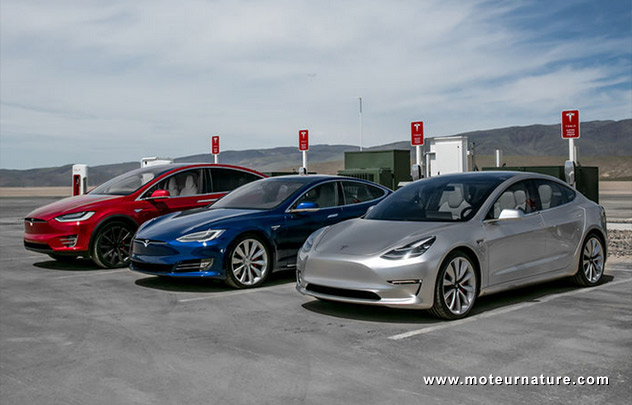 La gamme Tesla