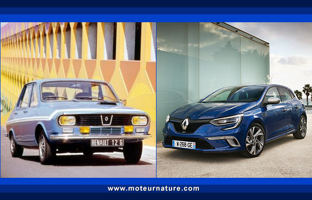 Renault 12 Gordini et Megane 205 TCE