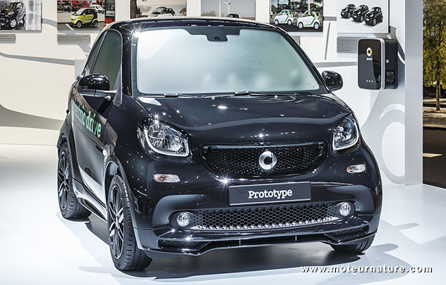 Prototype Smart Fortwo électrique