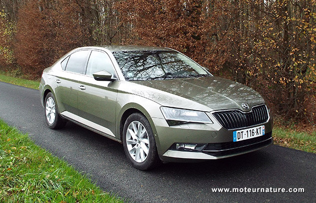 Les roues vertes de MoteurNature : Skoda Superb 1.6 TDI 120 Greenline