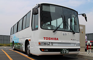 Toshiba teste un autobus électrique