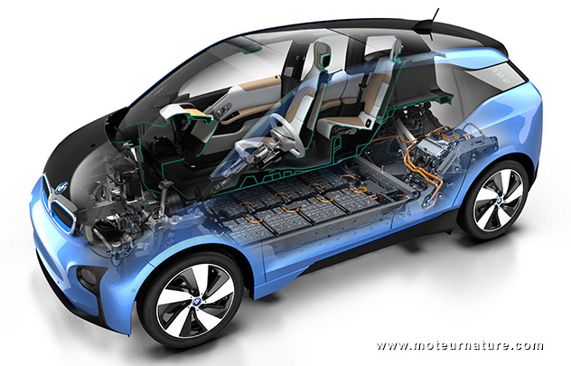 BMw i3 électrique avec batterie de 33 kWh