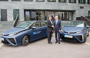 2 Toyota Mirai à hydrogène pour Linde