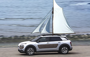 Citroën prépare le lancement de sa C4 Cactus à voile