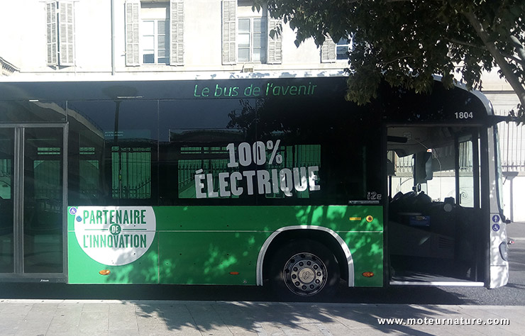 Autobus électrique à Marseille