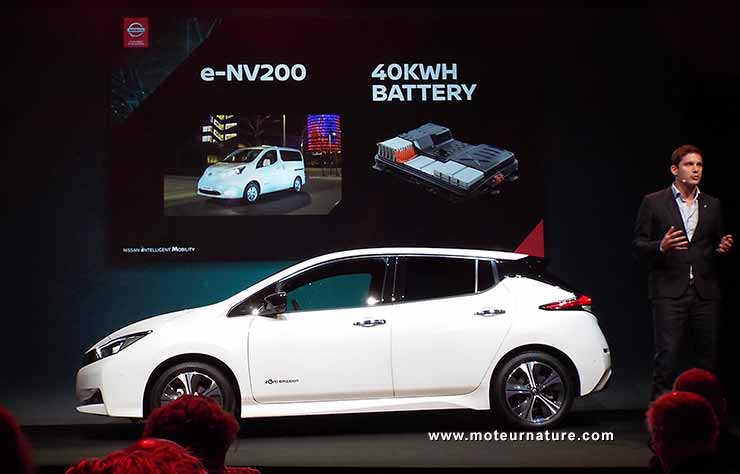 Nissan e-NV200 batterie 40 kWh