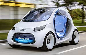 smart vision EQ FORTWO : le remède aux transports en commun