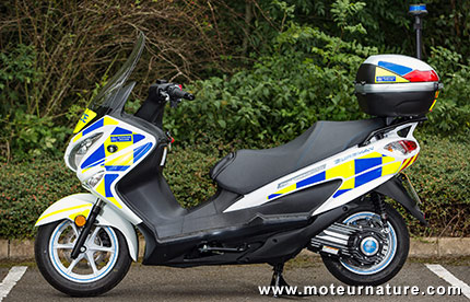 Suzuki Burgman à hydrogène pour la police de Londres