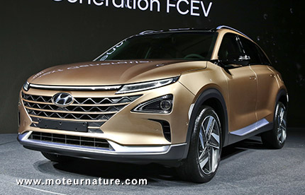 Hyundai SUV nouvelle génération à pile à combustible à hydrogène