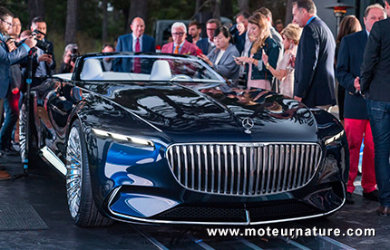 Vision Mercedes Maybach Six cabriolet électrique