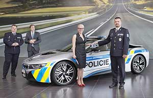 Une BMW i8 pour la police tchèque