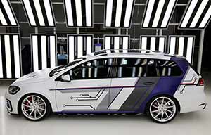 Essai de tuning sur une Volkswagen hybride rechargeable
