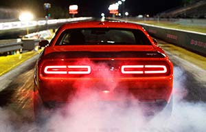 Dodge Challenger SRT Demon, avec réglage d'octane au tableau de bord