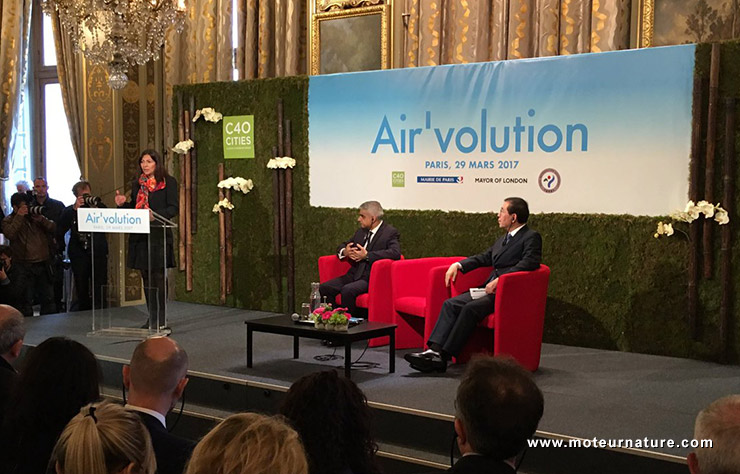 Air'volution réunissait les maires de Paris, Londres et Séoul