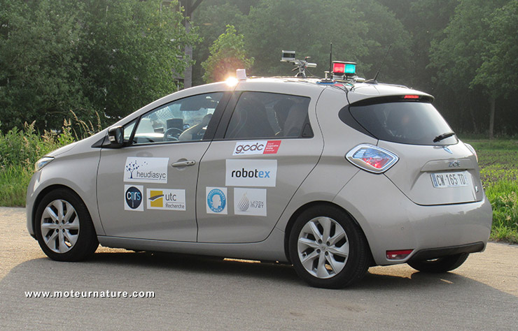 Renault Zoé autonome prototype