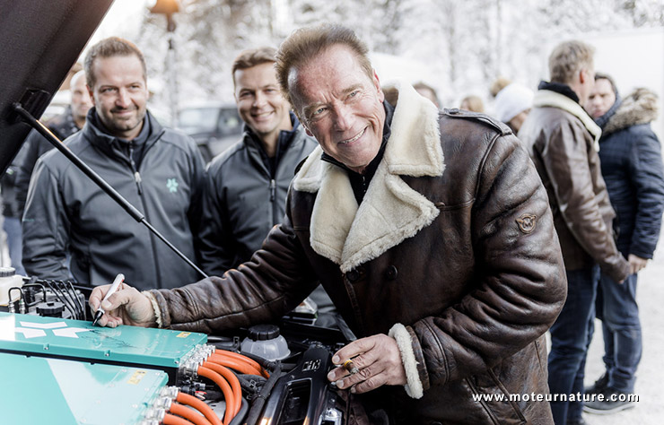 Mercedes G électrique par Kreisel pour Schwarzenegger