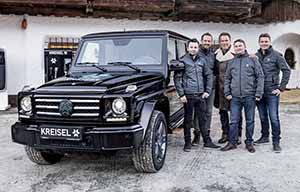 Kreisel a construit un G électrique pour Arnold Schwarzenegger