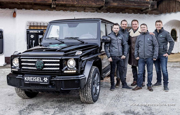 Mercedes G électrique par Kreisel pour Schwarzenegger