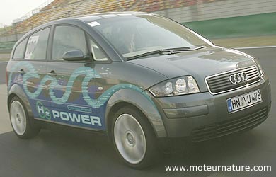 Audi A2 H2, reine de technologie