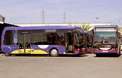 Bus hybrides à Avignon